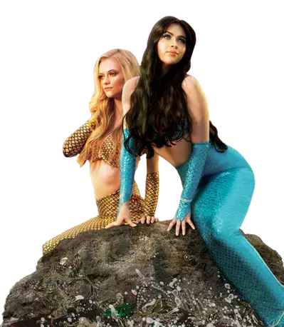 mermaids at Pirates Voyage